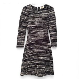 Isabel Marant Black and White Long Sleeve Dress